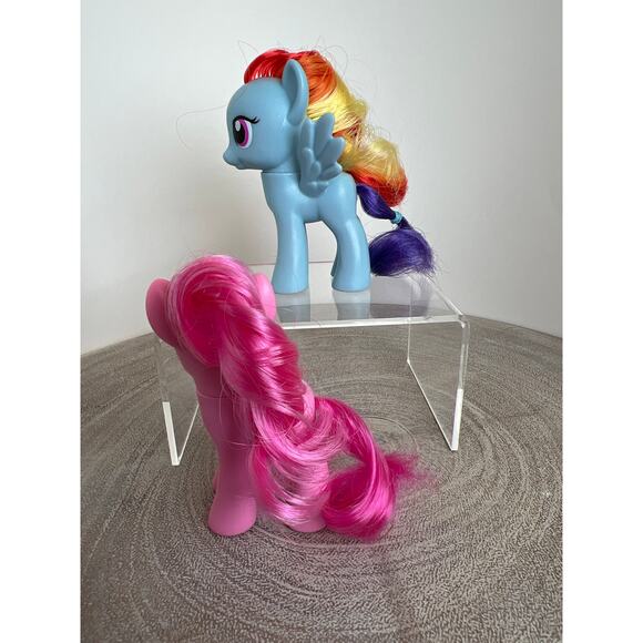 My Little Pony Rainbow Dash and Pinkie Pie Figure 3” 2010 - Picture 4 of 7